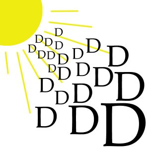 Sunshine provides a great source of Vitamin D